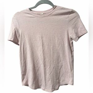 lululemon athletica Soft Pink Short Sleeve Tee